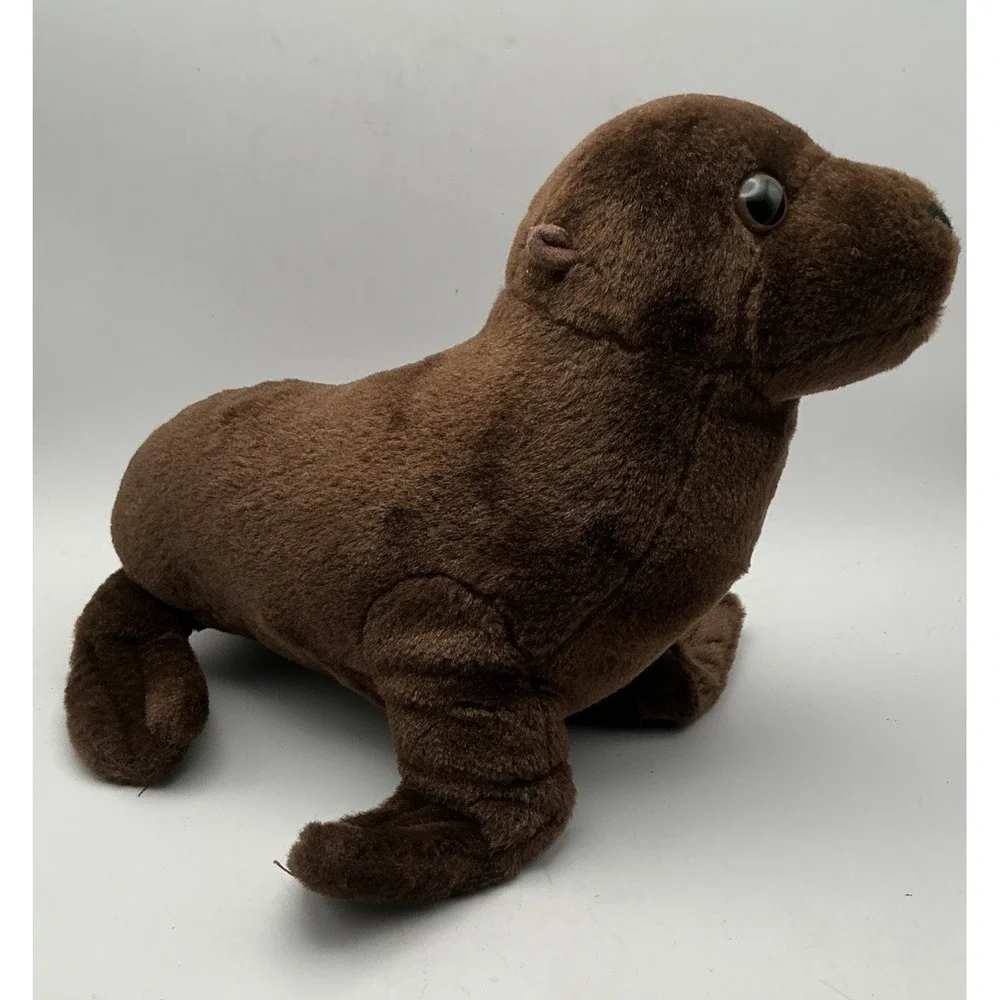 Wild Republic Sea Lion Plush Brown Stuffed Animal Toy 12